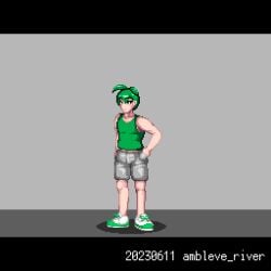 after_transformation ahoge ambleve_river animated areola ass big_breasts big_butt black_sclera blue_body blue_skin bottomwear bouncing_breasts breast_expansion breasts clothing demon digital_media_(artwork) expansion female flying fog footwear gender_transformation green_ahoge_tip green_clothing green_footwear green_hair green_shirt green_shoes green_tank_top green_topwear grey_bottomwear grey_clothing grey_shorts hair horn horned_humanoid huge_breasts humanoid membrane_(anatomy) membranous_wings mtf_transformation navel nipples nude pixel_animation pixel_art purple_body purple_skin red_eyes shirt shoes shorts solo species_transformation sprite sprite_art tank_top tattoo thick_thighs topwear transformation white_hair white_tattoo wide_hips wings
