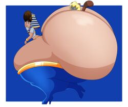 big_ass bubble_butt huge_ass hyper hyper_ass justin_(user3345) thick_thighs user3345 wide_hips