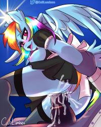 absurd_res anthro anthro_on_anthro anthro_only anthro_penetrated anthro_penetrating anthro_penetrating_anthro anthrofied blush blushed blushing blushing_at_partner blushing_female breasts breasts_out bronie caliluminos clothed_sex clothing duo equid equine female female_on_male female_on_top female_penetrated friendship_is_magic girl_on_top hasbro hi_res horse invalid_tag maid maid_uniform male male/female male_on_bottom male_penetrating male_penetrating_female mammal my_little_pony pegasus pony rainbow_dash_(mlp) sex small_breasts spreading spreading_cheeks spreading_legs spreading_pussy standing stockings thighhighs uniform vagina vaginal vaginal_fluids vaginal_juices vaginal_penetration vaginal_sex wings wingsspreading ych