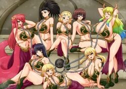 6+girls 8girls aqua_eyes armlet ashley_graham ashley_graham_(brooke_elizabeth_mathieson) belly_dancer belly_dancer_outfit black_hair blonde_hair blue_hair blush bracelet breath_of_the_wild brown_eyes brown_hair chain_leash chained cleavage closed_eyes crossover eyes_closed fairy_tail femsub green_hair happy_sub harem harem_girl harem_outfit huge_breasts hylian hylian_ears jabba's_palace lamia loincloth long_hair lucy_heartfilia miia_(monster_musume) miss_kobayashi's_dragon_maid momo_yaoyorozu monster_musume_no_iru_nichijou multicolored_hair multiple_girls multiple_subs my_hero_academia pointy_ears pokemon princess_zelda quetzalcoatl_(dragon_maid) red_hair resident_evil resident_evil_4 rud-k sabrina_(pokemon) scooby-doo short_hair slave slave_bikini slave_collar slave_leia_(cosplay) slave_outfit slavegirl snake_girl star_wars submissive_female tears_of_the_kingdom the_legend_of_zelda velma_dinkley voluptuous willing_sub zelda_(tears_of_the_kingdom)