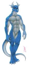 absurd_res bastionshadowpaw blue_dragon_(animal) dragon furry gemerency hi_res male scalie