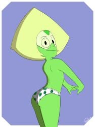 alien_girl ass cartoon_network casual clothing female gem_(species) jookbox peridot_(steven_universe) print_underwear steven_universe tagme underwear underwear_only