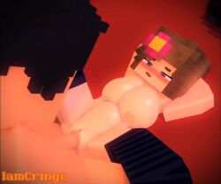 1boy 1girls 3d animated bed big_breasts blue_eyes blush brown_hair character duo female flower flower_in_hair horny_female human_female humanoid iamcringe jenny_belle_(slipperyt) leg_glider lying mine-imator minecraft minecraft_(series) minecraft_xxx missionary missionary_position mp4 nude on_back outside sex signature socks sound spread_legs spreading stomach_bulge straight table_lotus table_lotus_position tagme thighhighs uwu vaginal vaginal_penetration vaginal_sex video zander_(ick369)