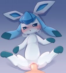 2022 blue_body blue_eyes blue_fur blush bodily_fluids censored duo eeveelution female female_focus female_penetrated feral feral_penetrated fur generation_4_pokemon genitals glaceon gradient_background human human_on_feral human_penetrating human_penetrating_feral humanoid_genitalia humanoid_penis interspecies lying male male/female male_on_feral male_penetrating male_penetrating_female mammal nintendo on_back penetration penile penile_penetration penis penis_in_pussy pixelated pokemon pokemon_(species) pokephilia pussy sakaeguchi_okarina sex simple_background solo_focus sweat vaginal_penetration vaginal_penetration zoophilia