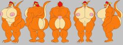 1boy big_ass big_butt big_nipples big_pecs breasts character_sheet cuntboy dragon dragon_himbo gay gigantic_pecs huge_ass huge_butt huge_pecs intersex lucio_soliz male male_only male_with_breasts orange_body pink_nipples pussy