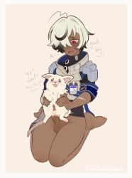 anal anal_sex animal arlan_(honkai:_star_rail) canid canine canis dark_body dark_skin dog domestic_dog duo english_text feral feral_penetrated gay gay_sex gross heizousweat hi_res honkai:_star_rail human human_on_feral human_penetrating human_penetrating_feral interspecies larger_male male male/male mammal mihoyo penetration penile penile_penetration penis_in_ass peppy_(honkai:_star_rail) sex size_difference smaller_male text zoophilia