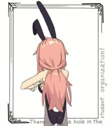 animal_ears animated armband blush bow bowtie breasts green_eyes imamura_ryou komaro-chan light_smile multiple_views narrow_waist oppai_loli pantyhose pink_hair playboy_bunny rabbit_ears rabbit_tail seitokai_nimo_anawa_aru! tagme tail turnaround video white_armband