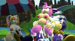 1boy 2girls ahe_gao amy_rose beach beach_ball beach_towel beach_umbrella belly belly_bulge belly_inflation big_breasts big_the_cat cream_the_rabbit cum cum_in_pussy cum_inside fucked_from_behind fucked_silly grown_up huge_breasts overflow overflowing_cum plumenjoyerse project_x_love_potion_disaster sfm sonic_(series) sonic_heroes sonic_the_hedgehog_(series) source_filmmaker tagme team_rose umbrella