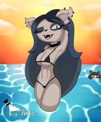 beach catgirl claire_(the_summoning) goth the_summoning