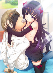 sakaki miyuki (onii chan) from onii chan watashi mitai na manaita hinnyuu no imouto ni ashikoki sarete kanjichaun da hentai da ne dohentai