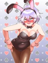 1girls bunnysuit female female_only looking_at_viewer lyna_the_light_charmer yu-gi-oh!