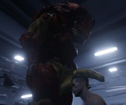 3d_(artwork) 4_balls absurd_res alien balls bara big_balls big_penis cheap-wazoo commander_shepard digital_media_(artwork) duo erection foreskin gay genitals hi_res huge_cock human humanoid humanoid_genitalia humanoid_penis inside interspecies krogan lamp male male/male male_only maleshep mammal mass_effect model multi_balls multi_genitalia muscular muscular_male not_furry nude open_mouth penile penis penis_on_face penis_on_head sex thick_penis urdnot_wrex worship