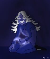 1boy deltarune deltarune_chapter_2 male_only masturbation panting rouxls_kaard tentacle_dick