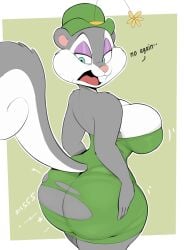 1girls 2023 animaniacs anthro big_breasts dress english_text female female_only gilf grey_fur hat huge_ass huge_breasts huge_butt mature_female milf older_female ripped_clothing ripped_dress slappy_squirrel solo tearing_open_bottoms text usnarbit voluptuous voluptuous_female wardrobe_malfunction warner_brothers