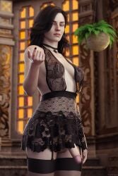 yennefer from the witcher (series) by skykliker