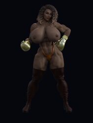 1girls 3d 3d_(artwork) abs ass athletic athletic_female biceps big_ass big_breasts boots bottom_heavy boxing boxing_gloves breasts brown-skinned_female brown_body brown_hair brown_skin bust busty chest cleavage curvaceous curvy curvy_figure dark-skinned_female dark_skin eyebrows eyelashes eyes eyeshadow female female_focus fit fit_female gloves gold_boxing_gloves gold_gloves hair heytheremakayla hips hourglass_figure huge_ass huge_breasts human large_ass large_breasts legs lips lipstick makeup mature mature_female muscles muscular muscular_female original original_character red_lipstick shoulder_length_hair slim slim_waist thick thick_hips thick_legs thick_thighs thighs top_heavy top_heavy_breasts topless upper_body voluptuous voluptuous_female waist wide_hips zoya_sisay