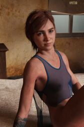 ellie (the last of us) from the last of us by vyet3d