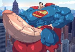 cerulien47 clark_kent clark_kent_(my_adventures_with_superman) dc_comics himbo hyper hyper_balls hyper_cock hyper_genitalia hyper_penis hyper_testicles male male_only muscles muscular muscular_arms muscular_male muscular_thighs my_adventures_with_superman superman superman_(series)