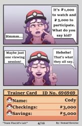 cody_(kenny3901) comic comic_page male nomad_reverse page_4 pokemon text