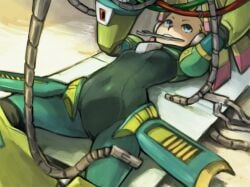 2011 android bodysuit cameltoe mega_man mega_man_x pallette petite robot robot_girl small_breasts