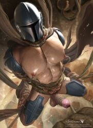 1boy 2023 abs balls bara barazoku biceps big_balls big_penis din_djarin erection gay helmet male male_focus male_nipples male_only mandalorian manly milking_tentacles muscles muscular muscular_arms muscular_legs muscular_male muscular_thighs nipples penis penis_milking solo solo_male star_wars tentacle_milking the_mandalorian vein veiny_penis ydendraws