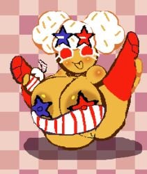 1girls :p big_ass big_breasts big_breasts big_butt breasts cookie cookie_humanoid cookie_run cookie_run_ovenbreak cubesmolly female female_focus female_only food food_creature food_humanoid huge_ass huge_boobs huge_breasts huge_butt legs_apart legs_spread legs_up pixel_art popcorn_cookie red_eyes tongue tongue_out white_hair