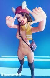 1girls 3d artist_name bare_shoulders beanie belly belly_button blue_eyes boots breasts brown_hair camera color female female_focus female_only fortnite front_view full_body hands-free innie_pussy kanavar80 legwear looking_at_viewer naked nipples no_bra no_panties nude nude_female open_mouth pink_nipples pussy scarf shaved_pussy simple_background skye_(fortnite) solo source_request standing teenage_girl teenager teeth_showing thighs tilted_head vagina wink winking_at_viewer winter_wonder_skye_(fortnite) yellow_scarf