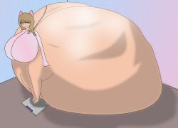 1girls ass_bigger_than_body ass_bigger_than_breasts ass_bigger_than_head ass_bigger_than_torso big_breasts breasts_bigger_than_head breasts_bigger_than_torso catgirl colossal_ass enormous_ass enormous_breasts huge_breasts hyper hyper_ass hyper_breasts kitty_bomb_(temp17v) long_hair massive_ass meat_wall_(body_type) tagme temp17v thick_thighs too_big_to_move weighing_scale