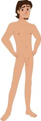 disney disney_channel eugene_fitzherbert looking_at_viewer male male_only mehefin013 nude skinny tangled tangled:_the_series toony transparent_background