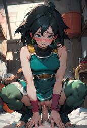 ai_generated aigeneratedp clothed_sex clothing cowgirl_position dragon_ball dragon_ball_super dragon_ball_z gine girl_on_top looking_at_viewer male_pov pov pov_eye_contact riding riding_penis saiyan saiyan_armor small_breasts squatting squatting_cowgirl_position squatting_on_penis stockings