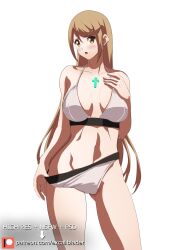 alternate_costume breasts core_crystal excaliblader female female_only mythra nintendo solo swimsuit xenoblade_(series) xenoblade_chronicles_2