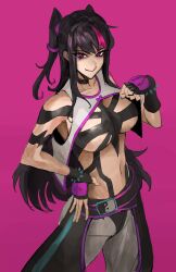 1girls alternate_costume breasts cosplay crossover female female_only fire_emblem fire_emblem_awakening juri_han juri_han_(cosplay) large_breasts nintendo revealing_clothes saiykik solo street_fighter street_fighter_6 tharja_(fire_emblem)