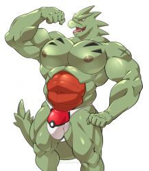 1boy anthro biceps big_muscles bulge gay large_muscles maldu male male_only muscles muscular muscular_male pecs pokemon pokemon_(species) scalie solo solo_male tyranitar