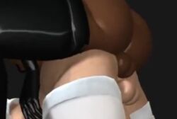 2futas 3d anal animated balls big_breasts big_penis black_hair black_lipstick blonde_hair breasts dark-skinned_futanari dark_skin dickgirl doggy_style futa_on_futa futanari hair interracial intersex light_skin penis remake sircus sound tagme testicles video