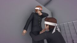 3d bathroom blowjob fellatio gay juku_ren sho_kunin tagme yandere_simulator