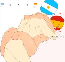 argentina argentina_(countryhumans) countryhumans countryhumans_girl incest mother_and_son rape spain spain_(countryhumans)