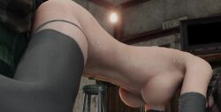 1boy 1girls 3d animated barret_wallace bent_over big_breasts bouncing_breasts dark-skinned_male doggy_style elbow_gloves female_focus final_fantasy final_fantasy_vii final_fantasy_vii_remake fit_female interracial large_breasts light-skinned_female male_penetrating naked_stockings sex sex_from_behind slim_waist sound stockings sweaty tagme teehee7990 thick_thighs thighhighs tifa_lockhart vaginal_penetration video