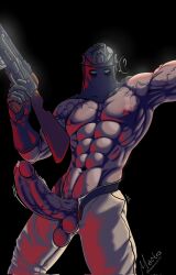 1boy 2023 abs activision balls bara barazoku biceps big_balls big_penis call_of_duty erection hi_res highres könig konig looking_at_viewer male male_focus male_nipples male_only manly mask mectratron173 modern_warfare muscles muscular muscular_arms muscular_male nipples penis precum precum_drip solo solo_male vein veiny_penis