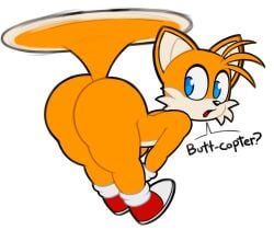 1boy 2022 2_tails acstlu anthro ass big_ass big_butt big_eyes black_nose blue_eyes butt canid canine dialogue english_text fat_ass_femboy femboy fox fur hi_res male male_only mammal multi_tail open_mouth orange_body orange_fur orange_skin presenting presenting_hindquarters simple_background solo sonic_(series) sonic_the_hedgehog_(series) tail tails text thick_thighs tongue white_background white_body white_fur white_skin