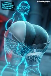 3d armor armored ass ass back_view bent_over big_ass big_butt blender bubble_butt butt_focus clothed dialogue doonography female female_focus female_only fortnite fortnite:_battle_royale frown glowing helmet hologram huge_ass huge_butt leaning_forward looking_back low-angle_view nervous_sweat paradigm_(fortnite) power_suit smiley_face solo stealth text text_box thick_thighs thighs visor watermark