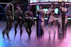 1girls 3d alien alien_girl areolae ass back_view big_ass big_breasts bimbo bimbofication busty curvy dress fat_ass female female_only giant_breasts high_heels hoebo24 huge_ass huge_breasts large_breasts mask mass_effect mass_effect_2 massive_breasts nightclub purple_hair purple_skin quarian revealing_clothes see-through see-through_clothing skimpy skimpy_clothes solo tali'zorah_nar_rayya thick thick_ass thick_lips thick_thighs transformation transformation_sequence voluptuous wide_hips