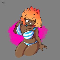 big_blue_bubble bikini human_kayna humanized kayna my_singing_monsters my_singing_monsters:_dawn_of_fire