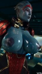 1girls 3d alien alien_girl areolae asari athletic_female big_breasts blue_eyes blue_skin breasts breasts_out busty erect_nipples exposed_breasts female female_only hourglass_figure mass_effect mature_female milf mother narrow_waist nipples nyes117 samara solo thick_lips voluptuous wide_hips