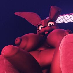 3d 3d_(artwork) anthro areola big_areola big_breasts big_nipples big_penis bodily_fluids breasts clothing costume digital_media_(artwork) dripping fat five_nights_at_freddy's five_nights_at_freddy's:_security_breach foreskin fursuit futa_only futanari genital_fluids genitals gynomorph intersex lagomorph long_lashes low-angle_view mammal mipsmiyu navel nipples open_mouth overweight overweight_gynomorph penis precum precum_drip precum_string puffy_nipples red_eyes red_light scottgames smile solo steel_wool_studios stitch_(sewing) torn_clothing vanny_(fnaf) whiskers