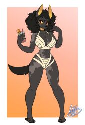 anubian_jackal big_breasts breasts female furry lunarspy thick_thighs wide_hips