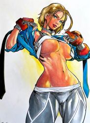 2023 blonde_hair cammy_white ed_benes_studio female_focus female_only huge_breasts iago_maia long_hair solo_female solo_focus street_fighter