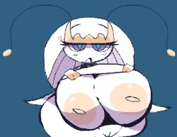 1girls anthro big_ass big_breasts big_butt blush blush_lines blushing_at_viewer bug cubesmolly female female_focus female_only huge_ass huge_boobs huge_breasts huge_butt insect looking_at_viewer pheroache pheromosa pixel_art pokémon_(species) pokemon pokemon_(species) white_body white_skin