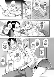 1boy 2girls english_text manga manga_page text unou