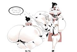 1boy 2girls ass_bigger_than_breasts ass_bigger_than_head ass_bigger_than_torso bursting_butt colossal_ass enormous_ass huge_ass hyper hyper_ass kansais massive_ass milf tagme vore