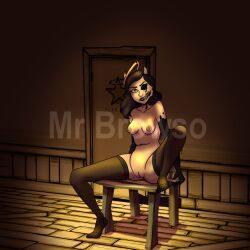 alice_angel angel bendy_and_the_ink_machine breasts legs_apart mr_browso nude nude_female spread_legs